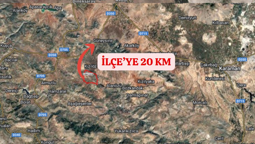 KONYA GÜNEYSINIR KAYAAĞZI KÖYÜNDE 4.477 M²  TARLA SATILIKTIR - KONYA GÜNEYSINIR fotoğraf 25